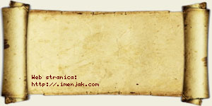 Danijela Pavin vizit kartica